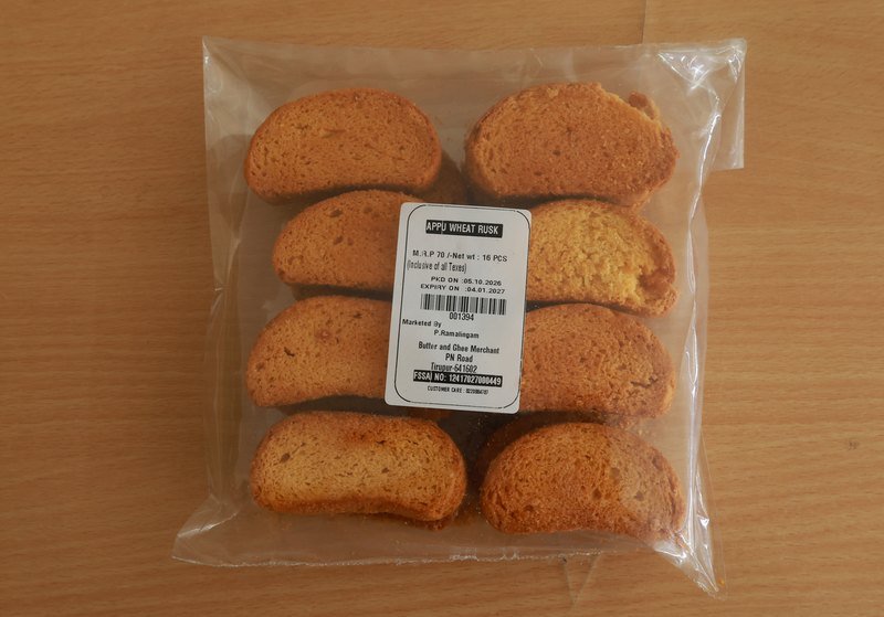 Appu Wheat Rusk