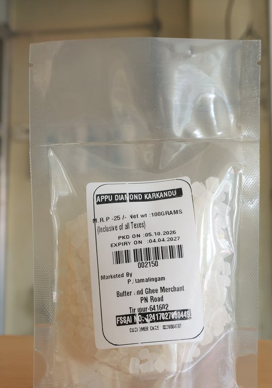 Appu Diamond Karkandu (Rock Sugar)