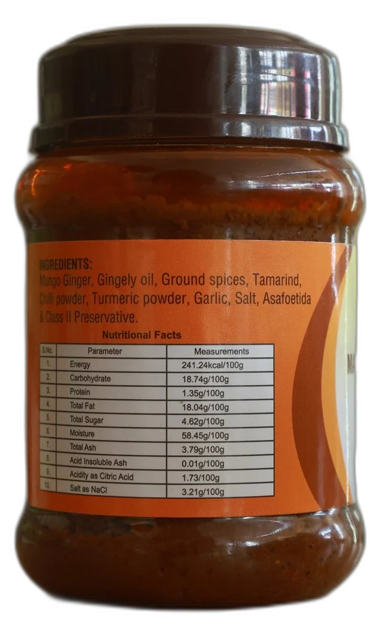 Yal Mango Ginger Pickle