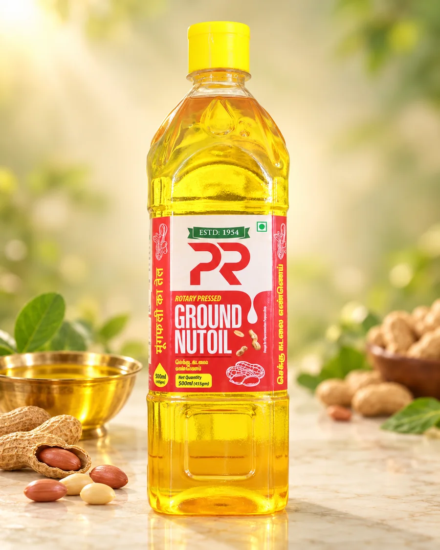 PR Rotary Pressed Groundnut Oil
