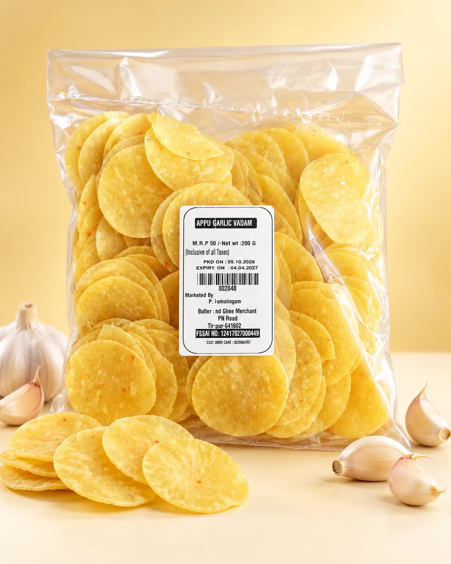Appu Garlic Vadam
